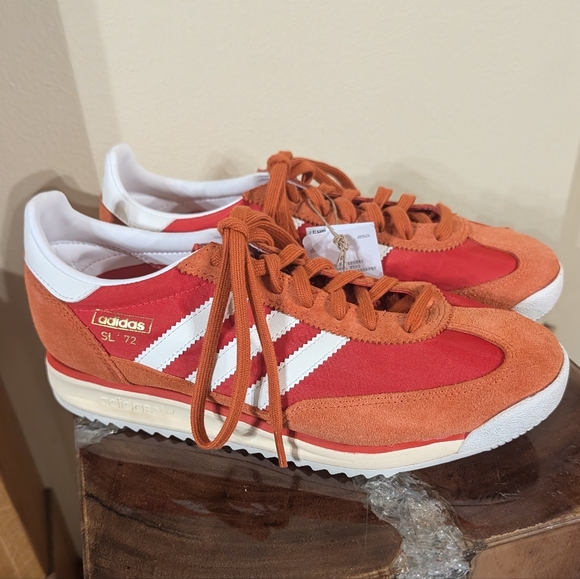 Adidas SL 72 Women's sz 9.5 in Preloved Red/Core White/Pure Ruby Colorway - Picture 13 of 13